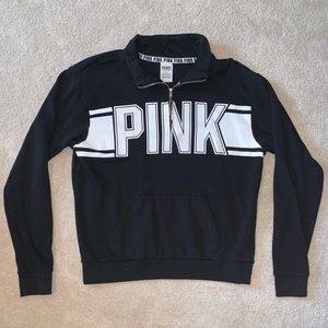 Victoria secret pink half zip